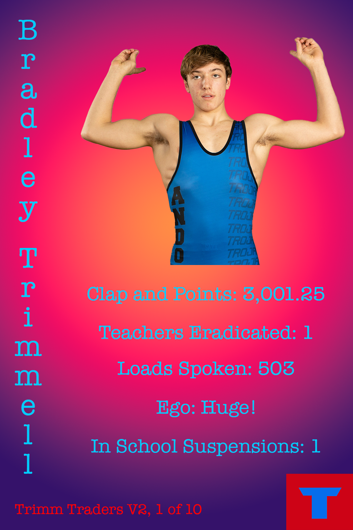 Bradley Trading Card