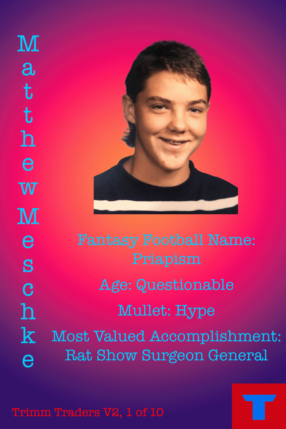 Uncle Matt Trading Card